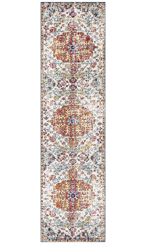 Evoke Carnival White Transitional Rug