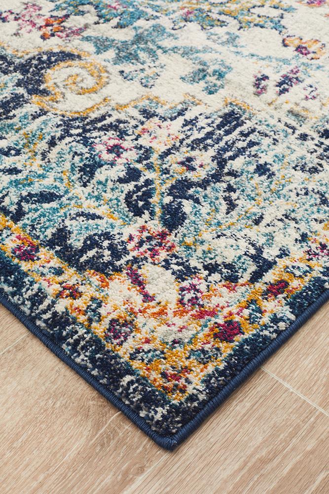 Evoke Carnival White Transitional Rug