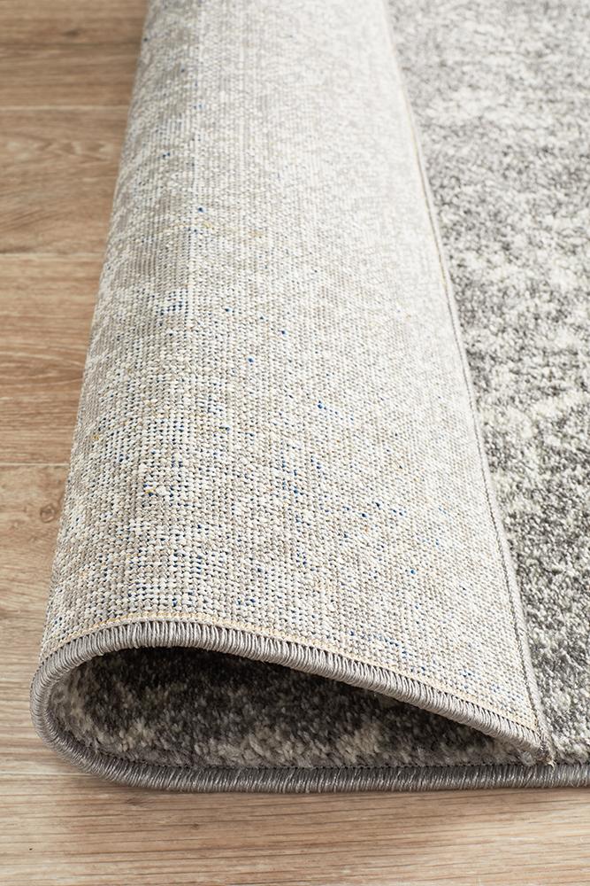 Evoke Homage Grey Transitional Runner Rug