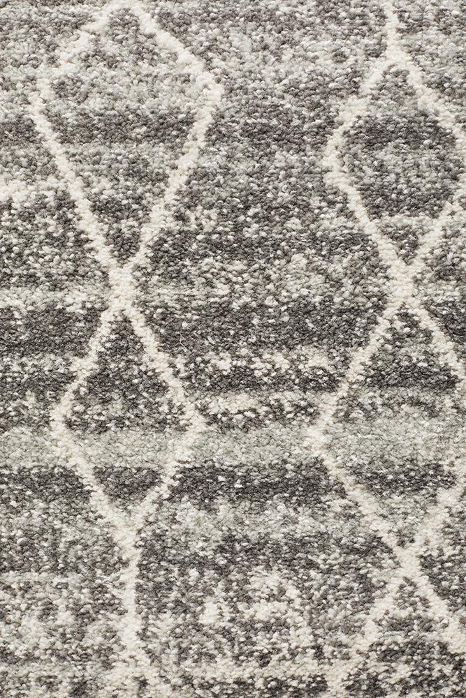 Evoke Remy Silver Transitional Runner Rug