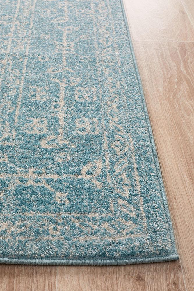 Evoke Depth Blue Transitional Rug