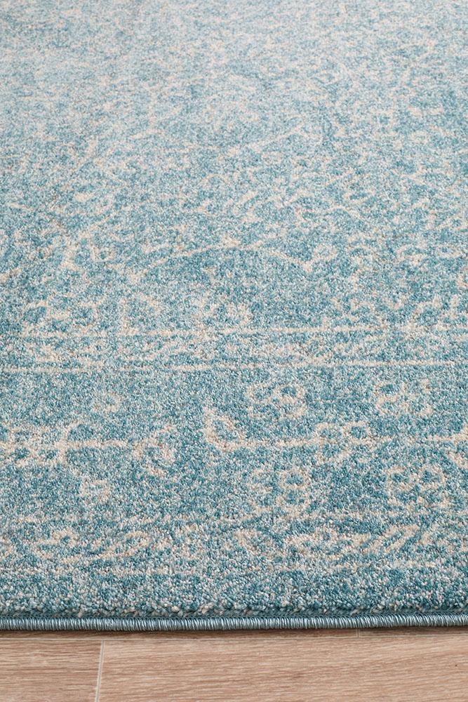 Evoke Depth Blue Transitional Rug