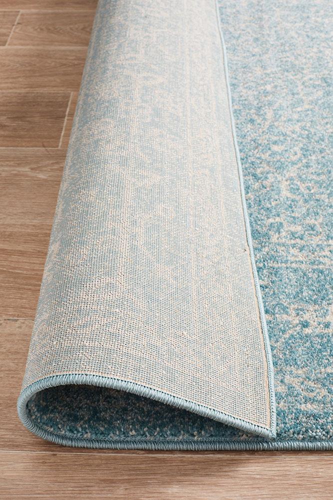 Evoke Depth Blue Transitional Rug