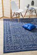 Evoke Artist Navy Transitional Rug