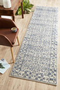 Evoke Whisper White Transitional Runner Rug