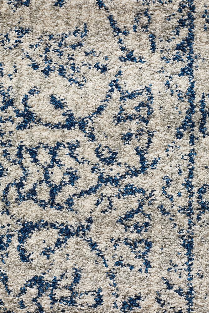 Evoke Whisper White Transitional Runner Rug