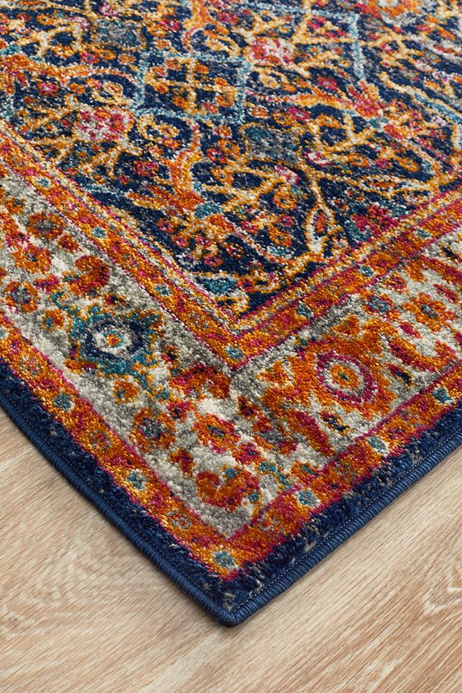 Evoke Splash Multi Transitional Runner Rug