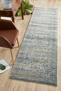 Evoke Duality Silver Transitional Runner Rug