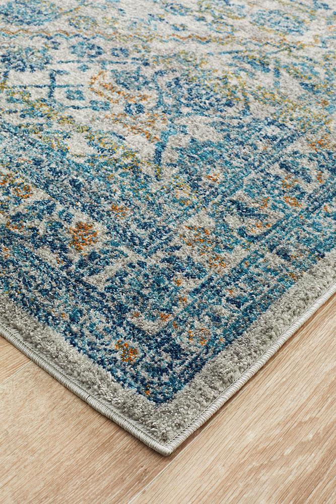 Evoke Duality Silver Transitional Rug