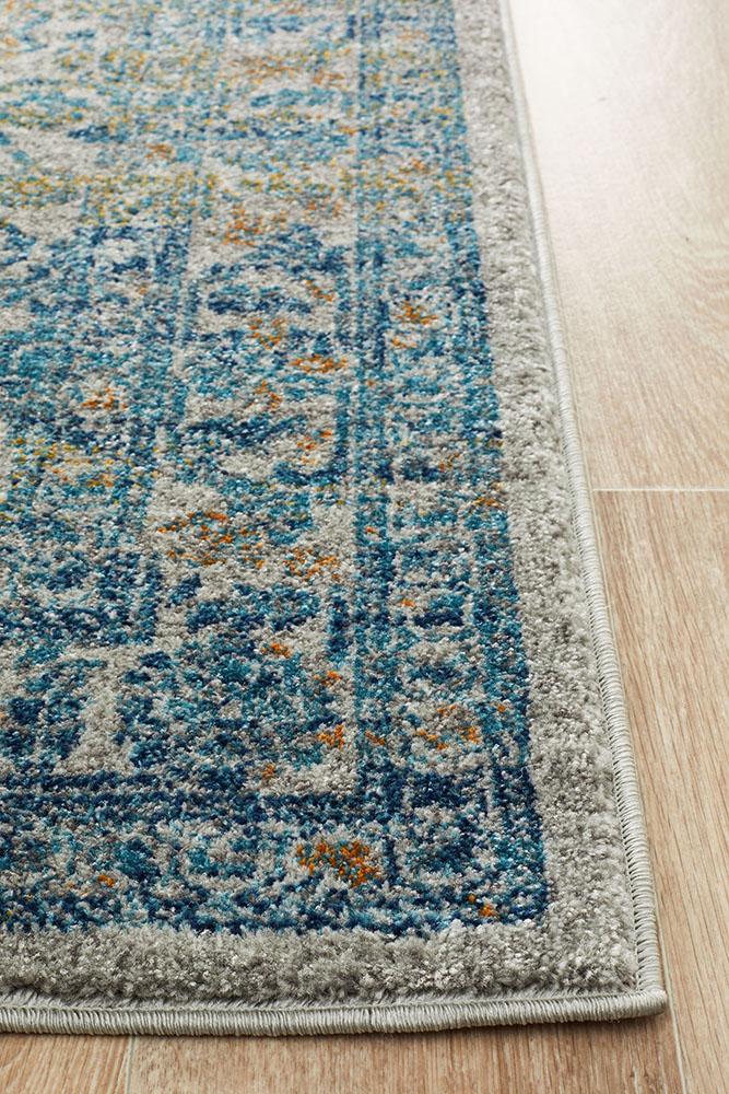 Evoke Duality Silver Transitional Rug
