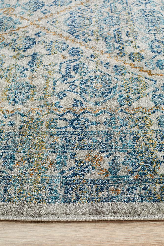 Evoke Duality Silver Transitional Rug