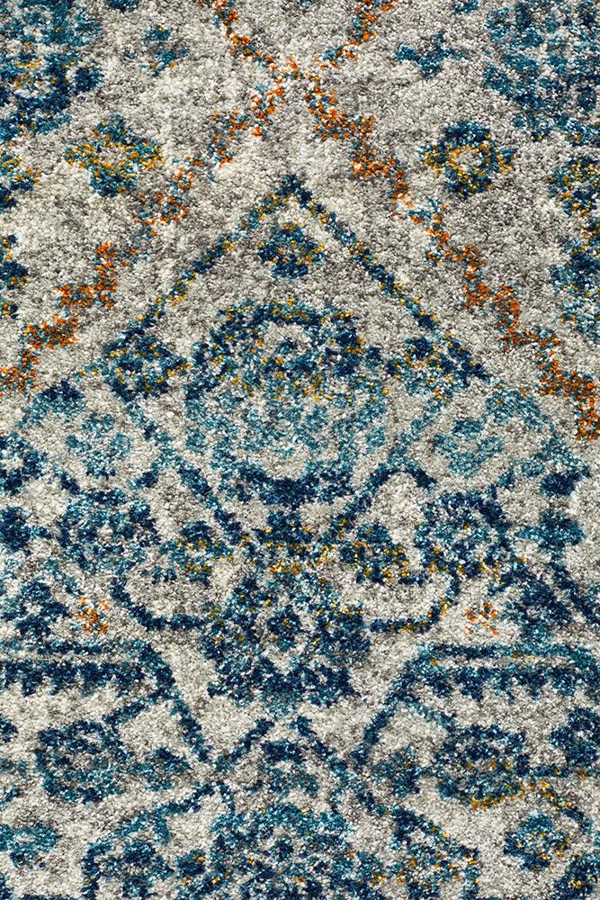 Evoke Duality Silver Transitional Rug