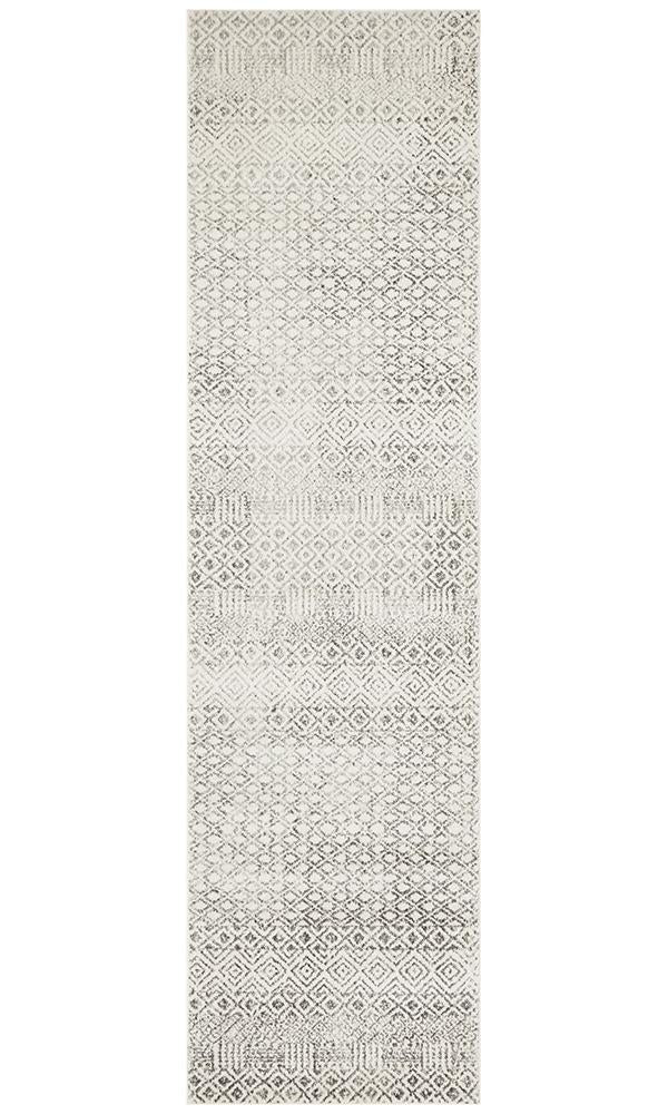 Evoke Diamond Grey Transitional Rug