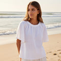 Flutter Sleeve Top