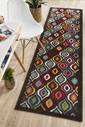 Gemini Modern 506 Multi Coloured Runner Rug