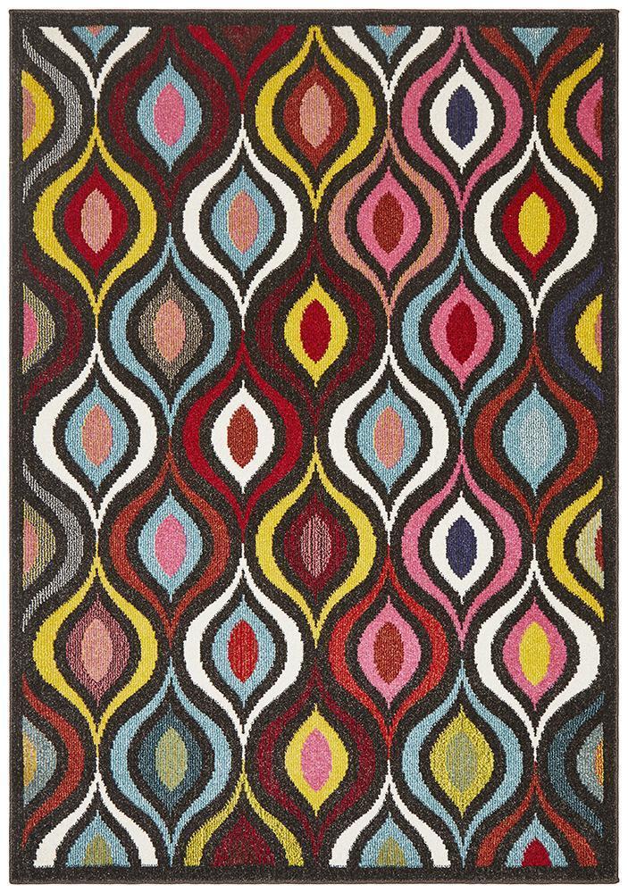 Gemini Modern 506 Multi Coloured Rug