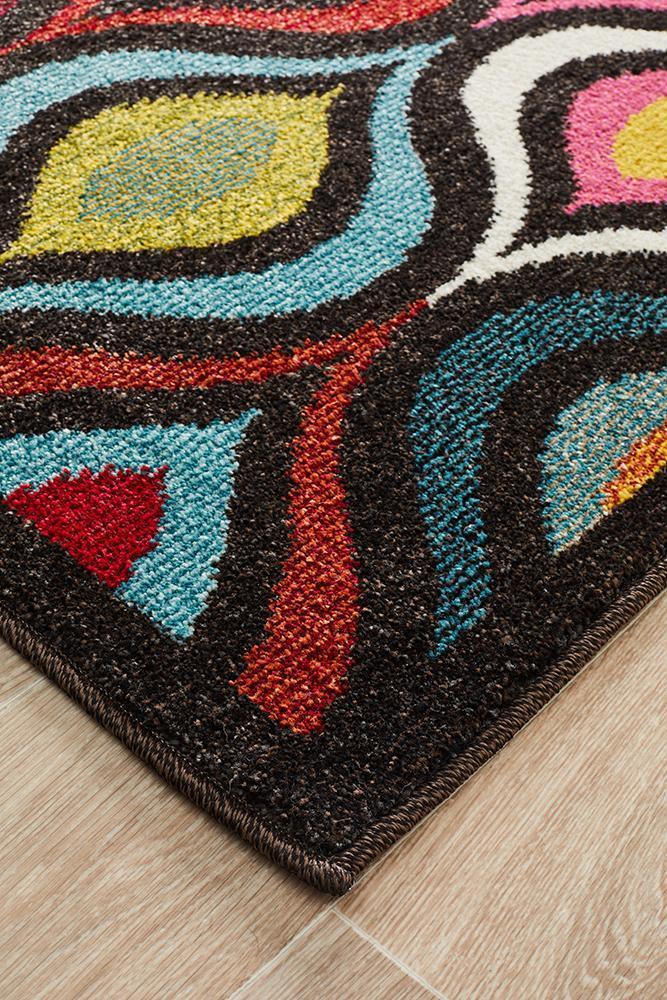 Gemini Modern 506 Multi Coloured Rug