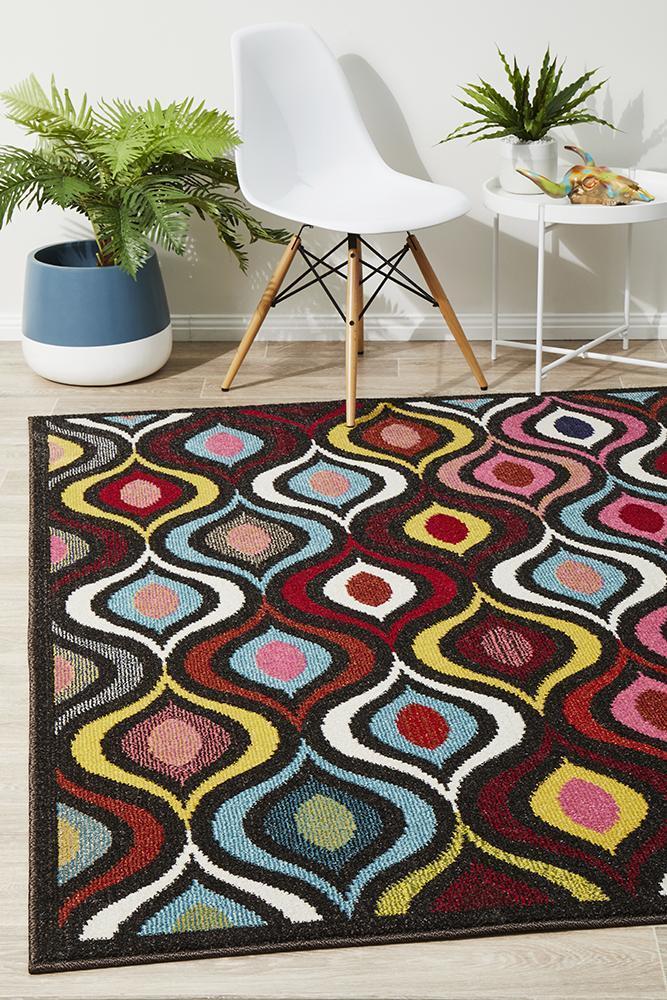 Gemini Modern 506 Multi Coloured Rug