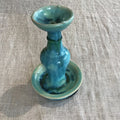 Vintage Green Candle Holder