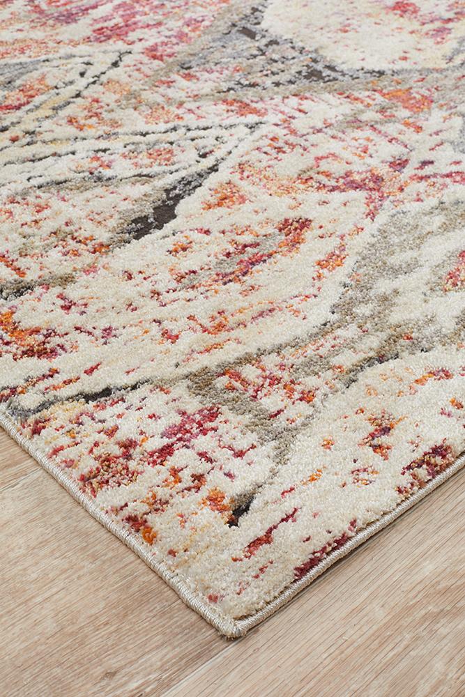Jezebel Fluid Sunset Modern Rust Rug