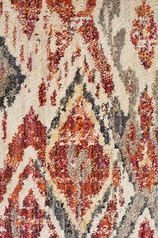 Jezebel Fluid Sunset Modern Rust Rug