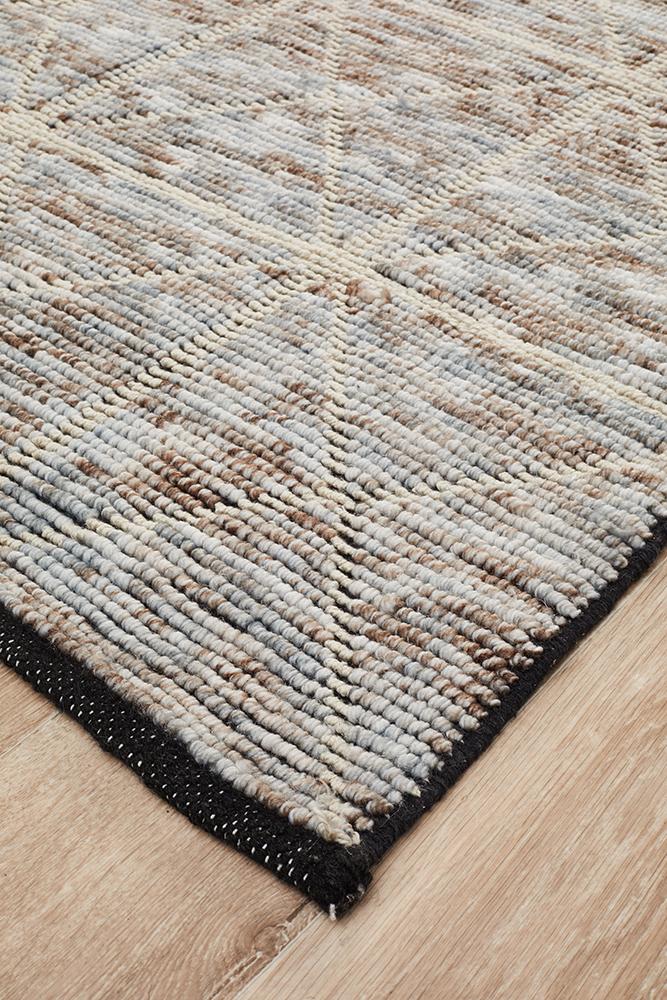 Miller Rhythm Motif Blue Rug