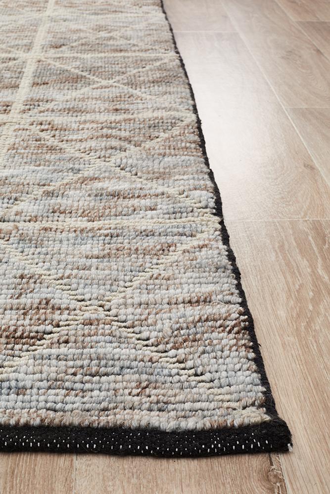 Miller Rhythm Motif Blue Rug