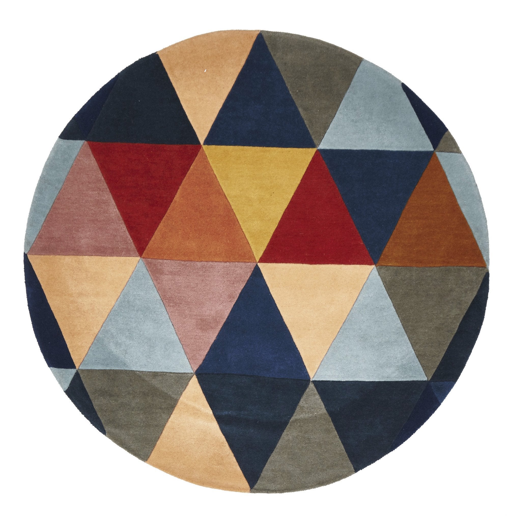 Matrix Pure Wool Multi Round Rug