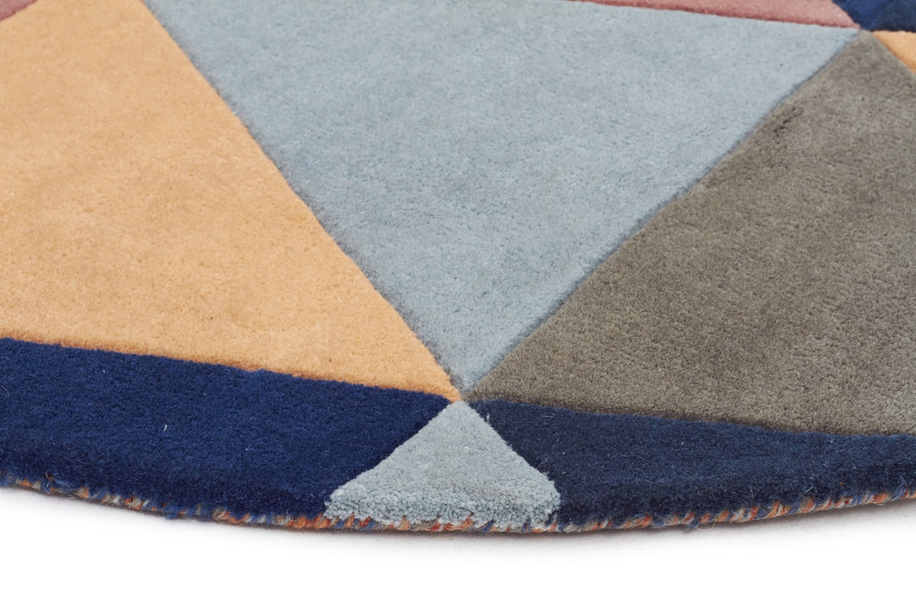 Matrix Pure Wool Multi Round Rug