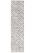 Oasis Kenza Contemporary Silver Runner Rug