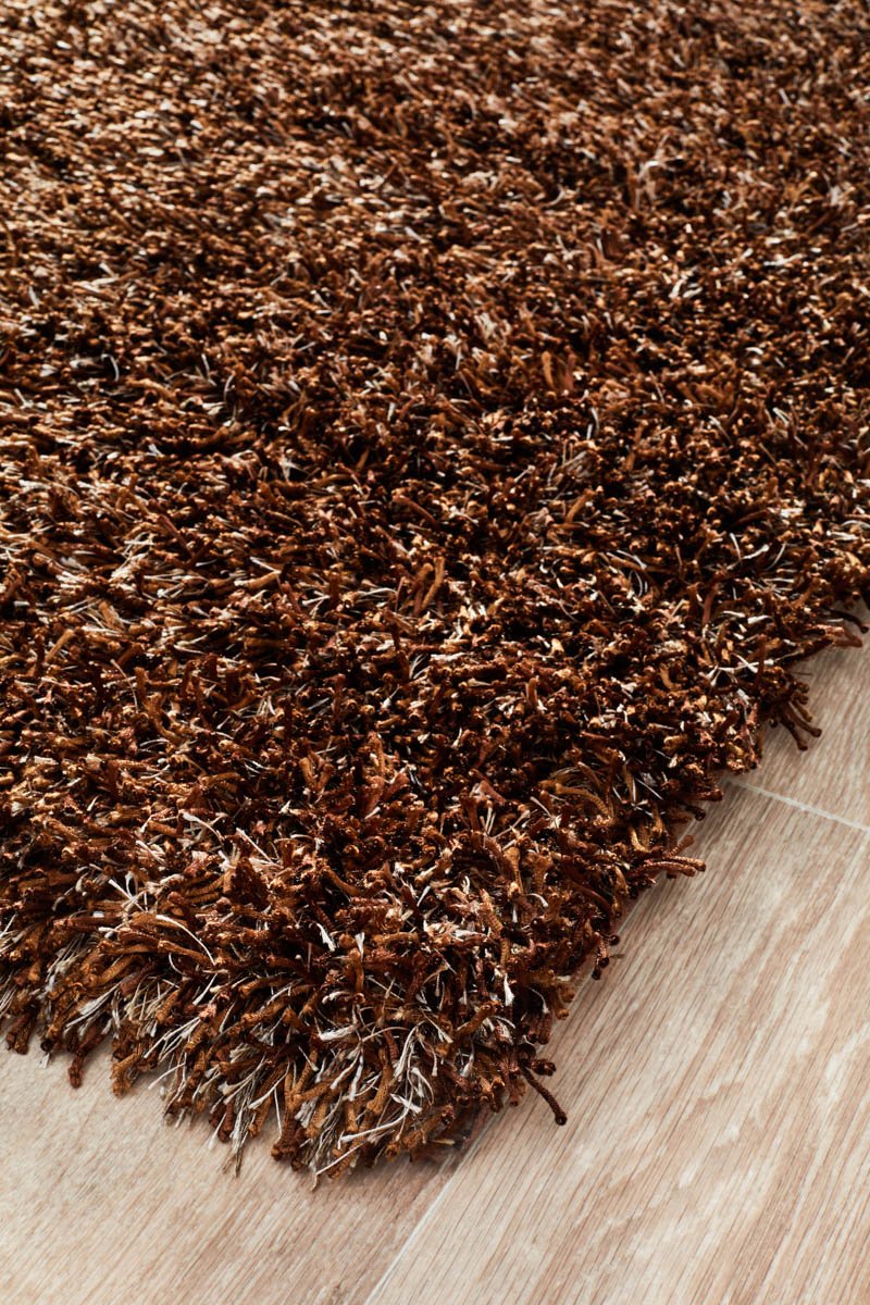 Orlando  Collection Dark Brown Rug