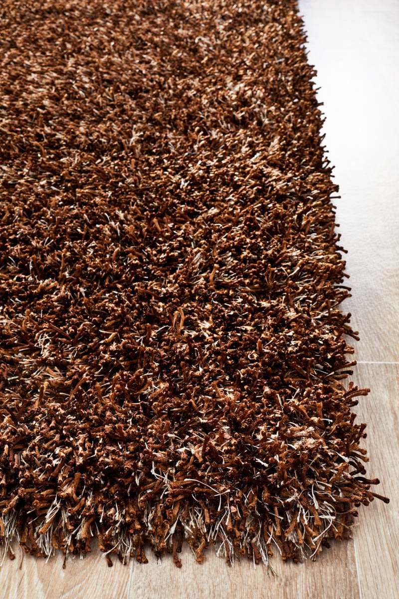 Orlando  Collection Dark Brown Rug