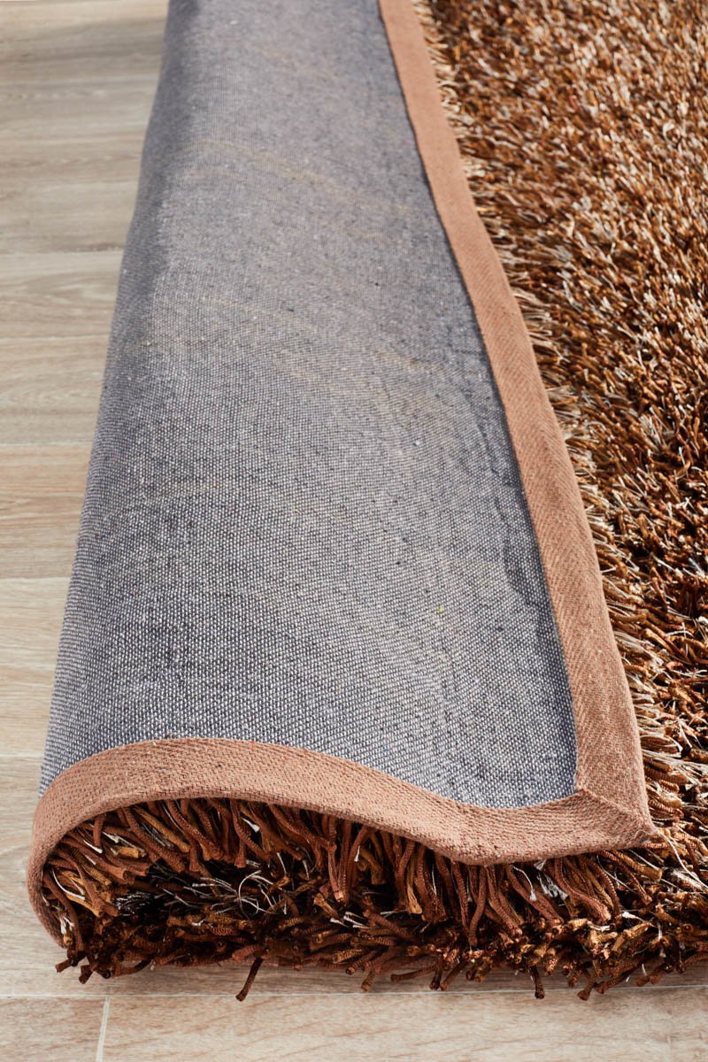 Orlando  Collection Dark Brown Rug