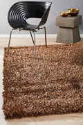 Orlando  Collection Dark Brown Rug