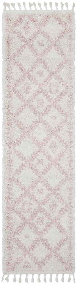 Saffron 33 Pink Runner Rug