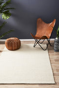Skandinavian 300 White Rug