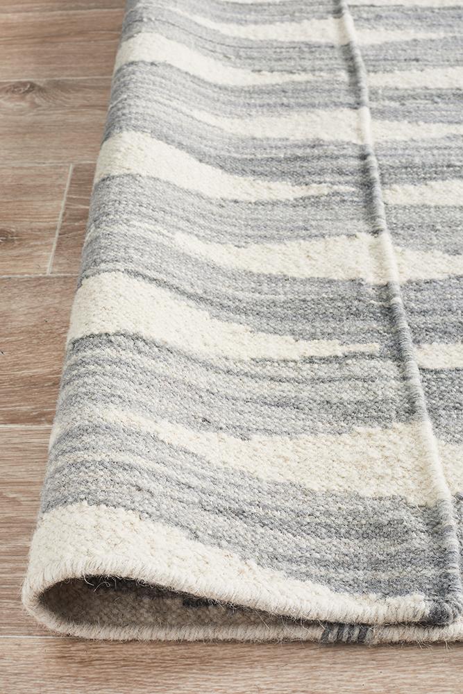 Studio Frida Uber Gradient Rug Black Grey White