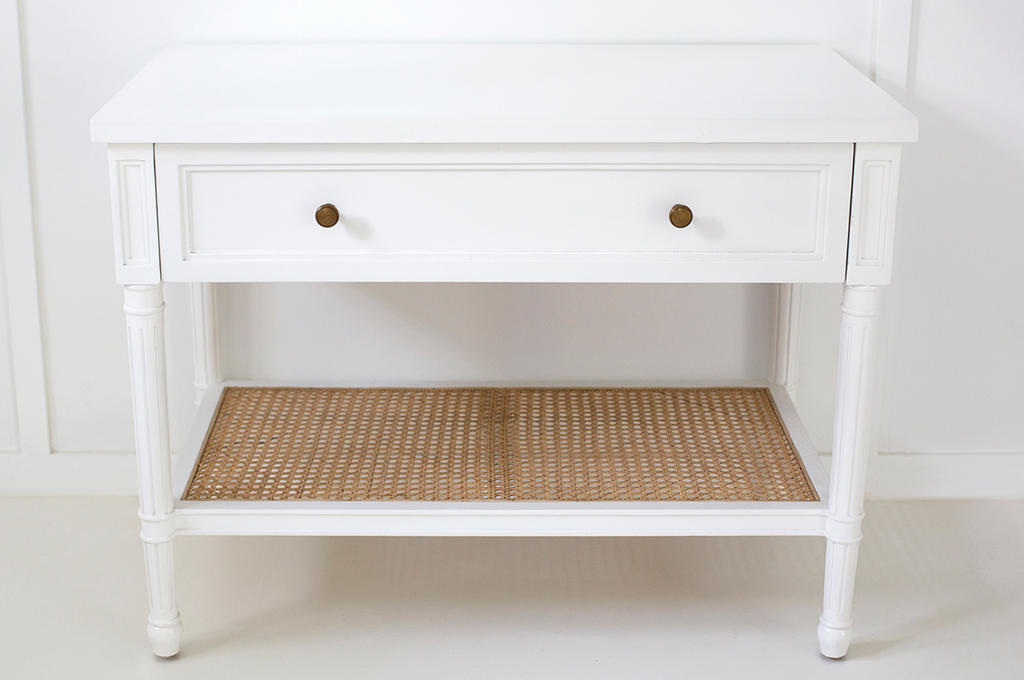 Hamilton Night Stand Wide White