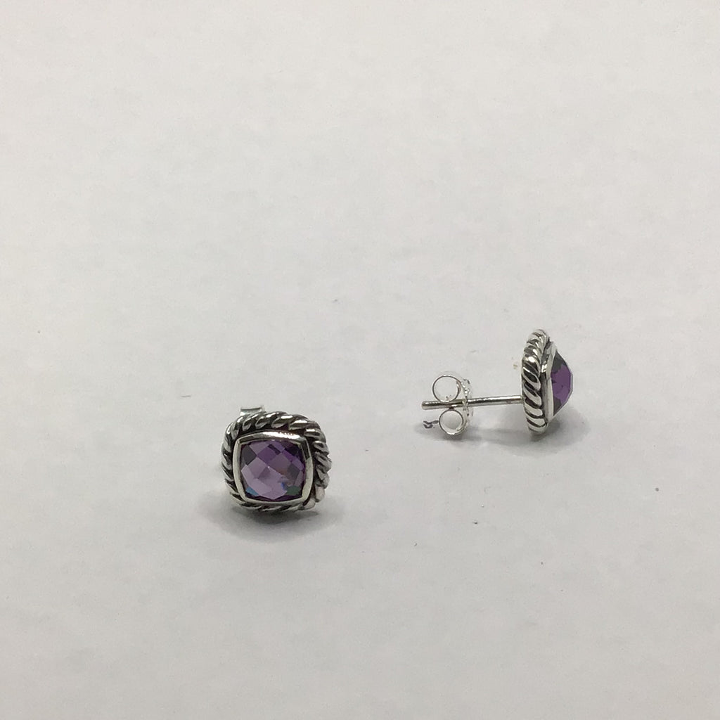 Twist  Purple Rain Earrings