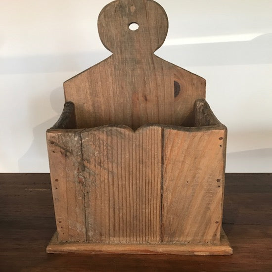 Wooden Vintage French Salt Pig