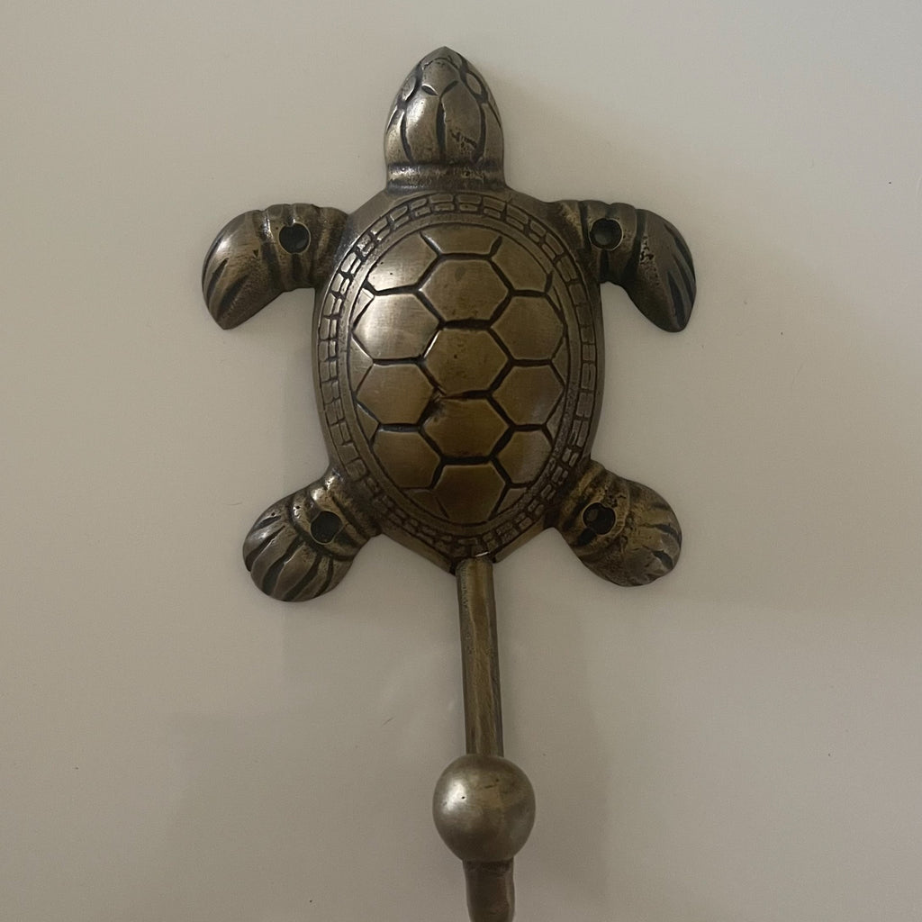Turtle Brass Hook