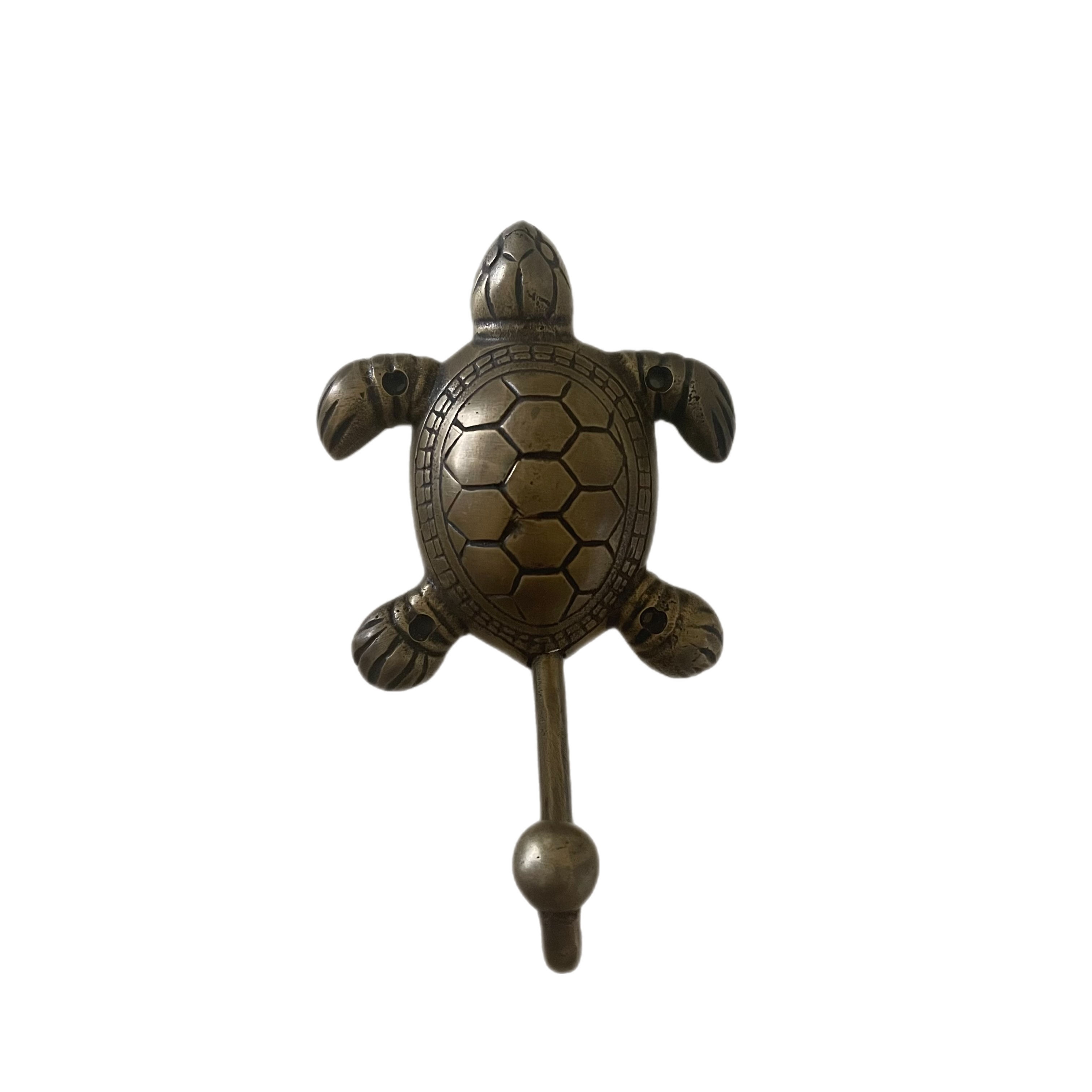 Turtle Brass Hook