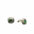 Twist Emerald Rain Earrings
