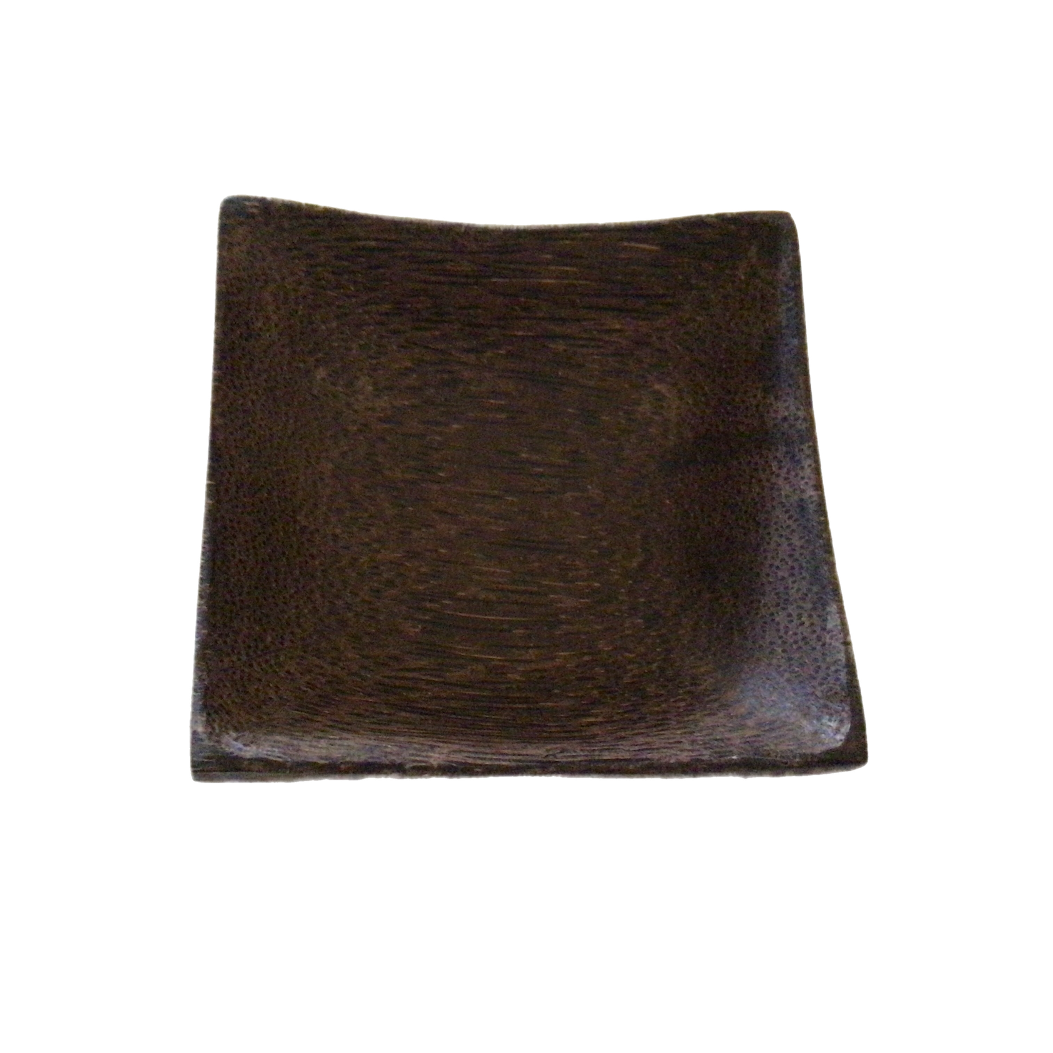 Square wooden sauce dish