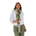White Linen Jacket Blueberry Italia
