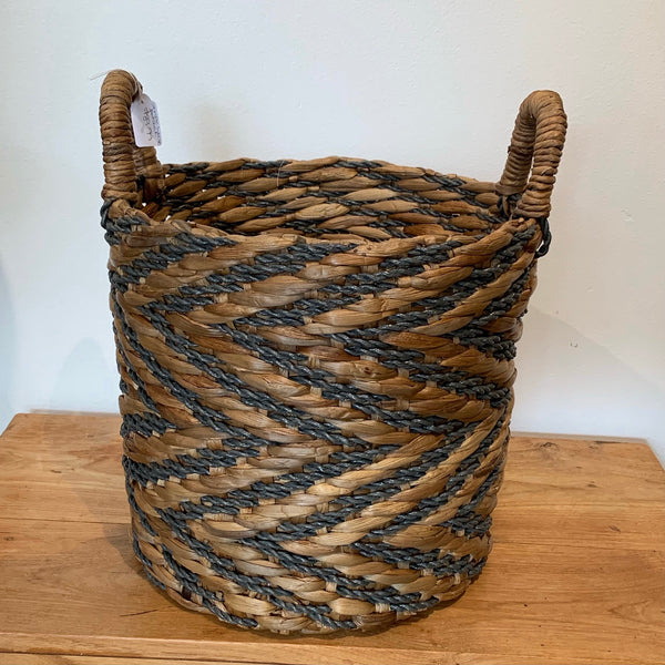 Stripe Weave Basket