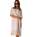 Pastel Linen Panel Dress