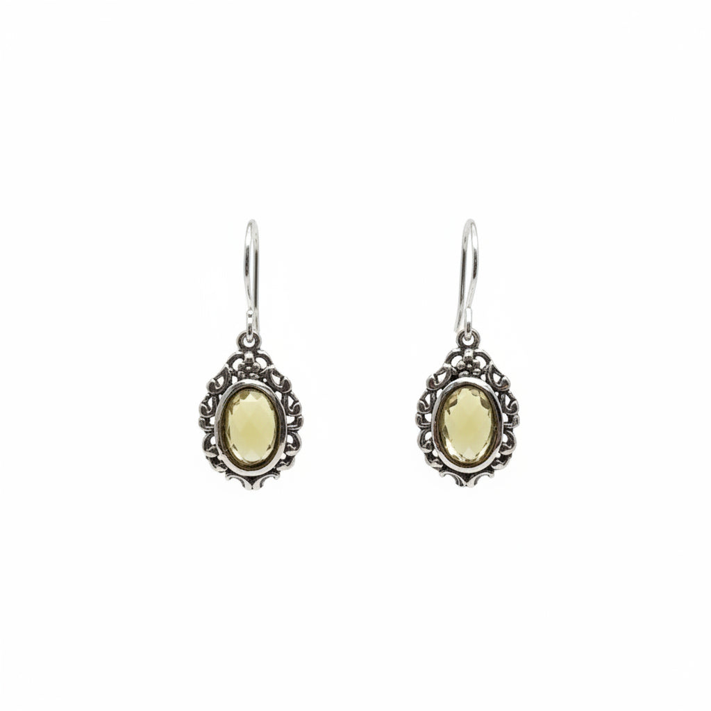 Rome Filigree Champagne Earring